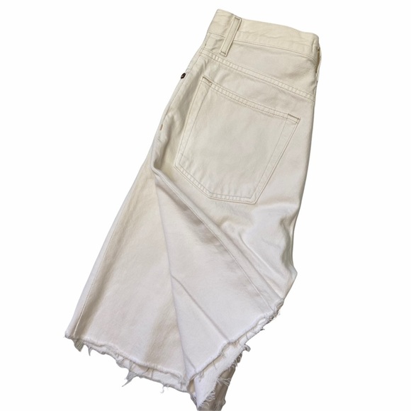 Agolde 90s Pinch Waist High Waist Longline Shorts - Picture 7 of 11